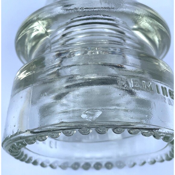 Vintage Hemingray 19 Glass Insulator CD 163 RDP Clear (1950) MINT Condition - Picture 8 of 8